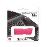 Memoria Flash Kingston 64Gb Usb 3.2 Gen 1 Dtxm Rosa   (Kc-U2L64-7Ln)